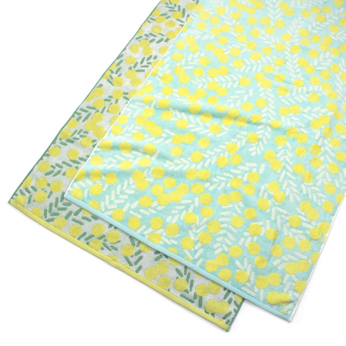 linges de bain japonais Mimosa en coton deux coloris