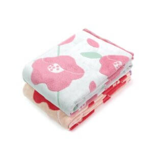 linges de bain japonais Tsubaki en coton deux coloris