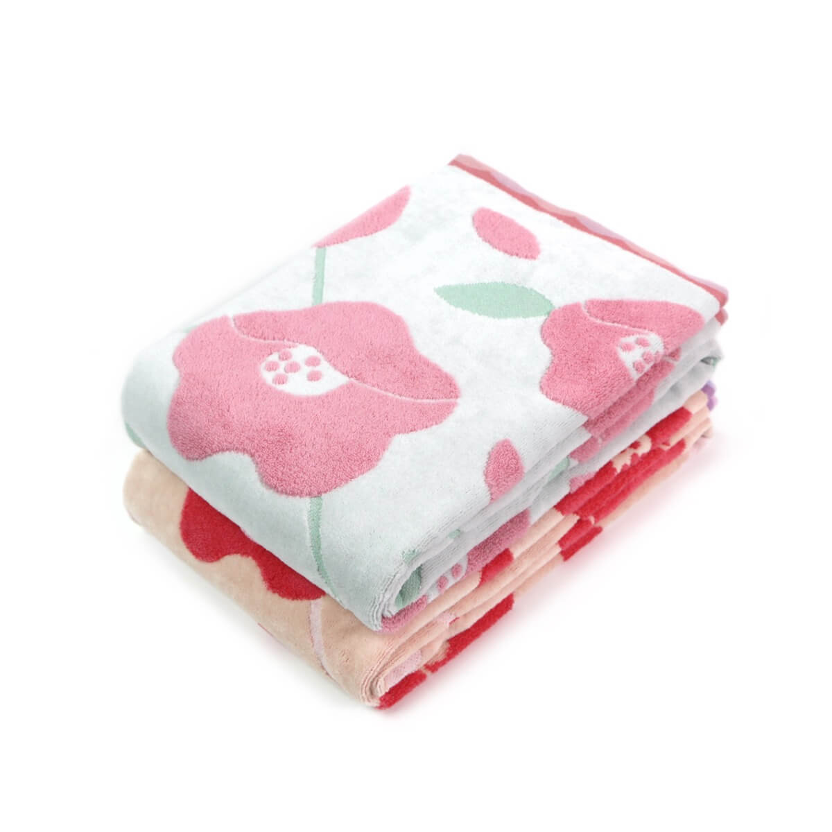 linges de bain japonais Tsubaki en coton deux coloris