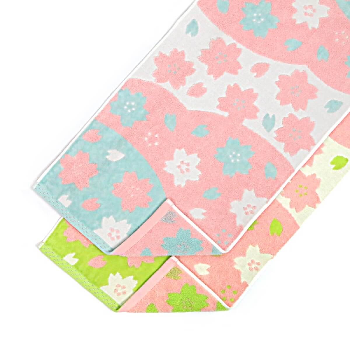 linge de visage japonais Sakura en coton deux coloris