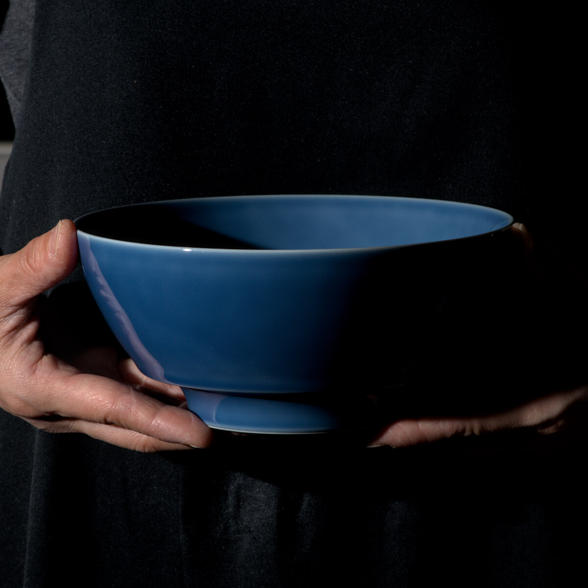 bol à ramen émail lapis-lazuli