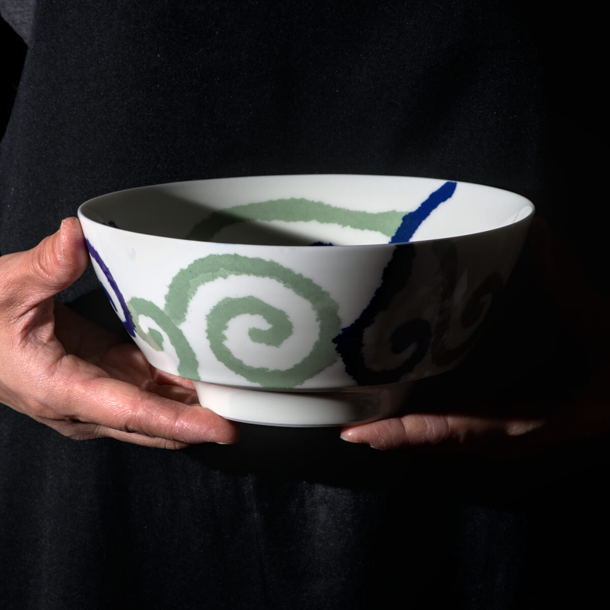 bol à ramen karakusa bleu