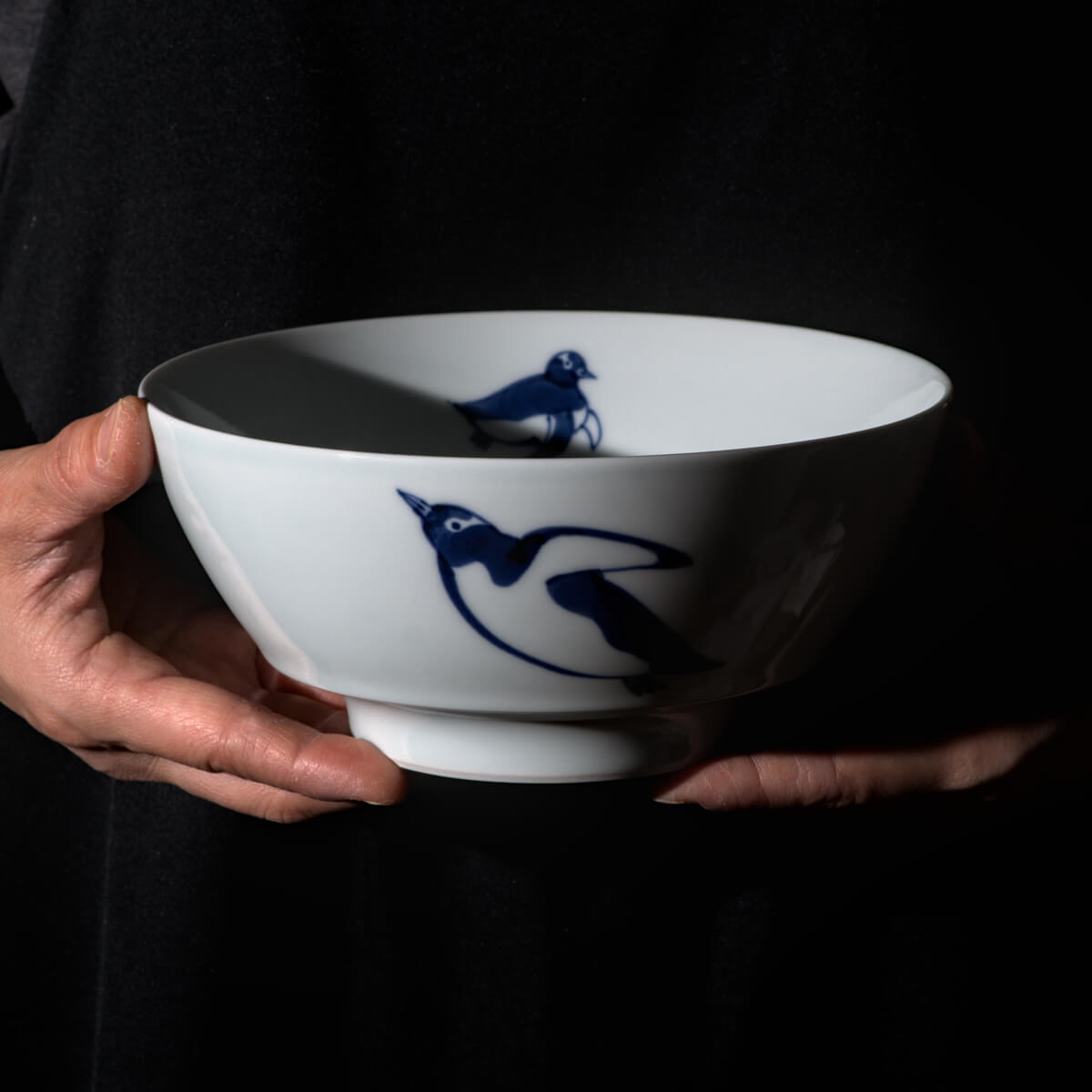 bol à ramen manchots